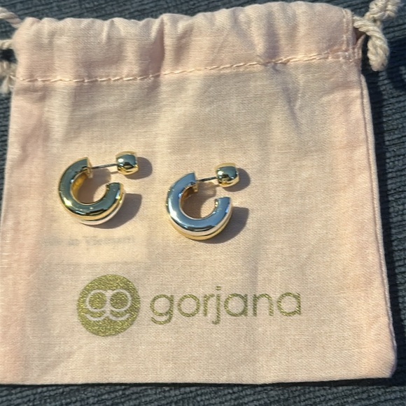 Gorjana Lou Mixed Stacked Huggies - Picture 2 of 3